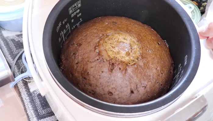 Once the cooking cycle is complete, check if the Fukue is cooked through. If not, cook again until fully cooked.