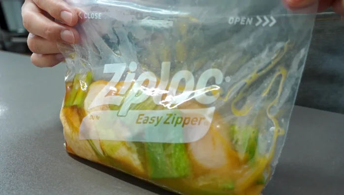 Seal the bag tightly to prevent air from entering.