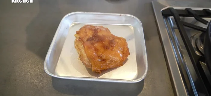 Remove the chicken, slice, and set aside. Let rest under a cover to maintain juiciness.