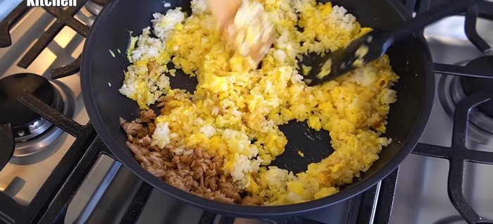 Press down on the rice occasionally to ensure even cooking.