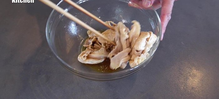 Combine the seasoned pork with your favorite kimchi, ensuring the flavor penetrates.