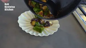 Melt-in-Your-Mouth Miso-Stir-Fried Eggplant & Peppers