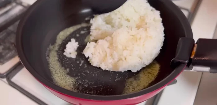 Mix in garlic from a tube, salt, and pepper.