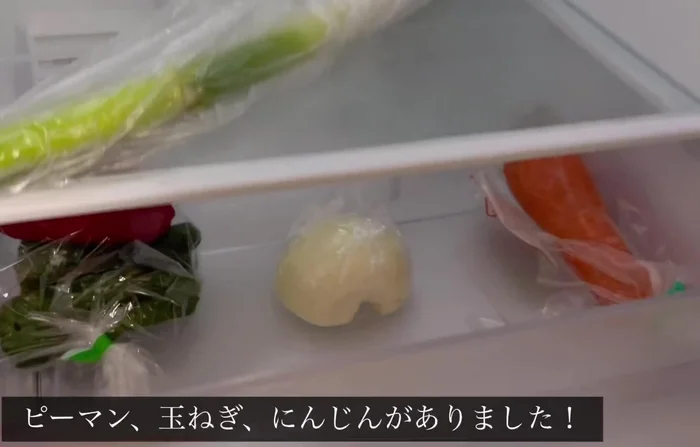 Check the fridge and freezer for ingredients.