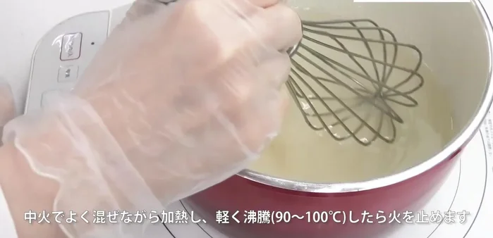 Prepare the jelly mixture according to the chosen recipe; this involves mixing agar-agar/gelatin, sugar, and water. (Specific measurements and cooking method are not given in transcript)