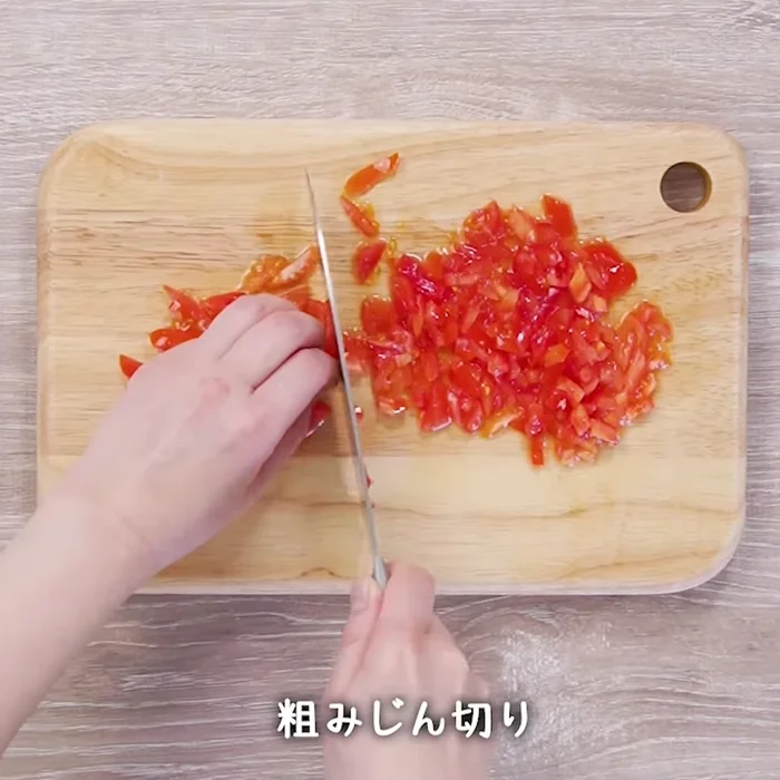 Sear the tuna briefly to create a seared exterior. (This step is implied, details are missing from the transcript)