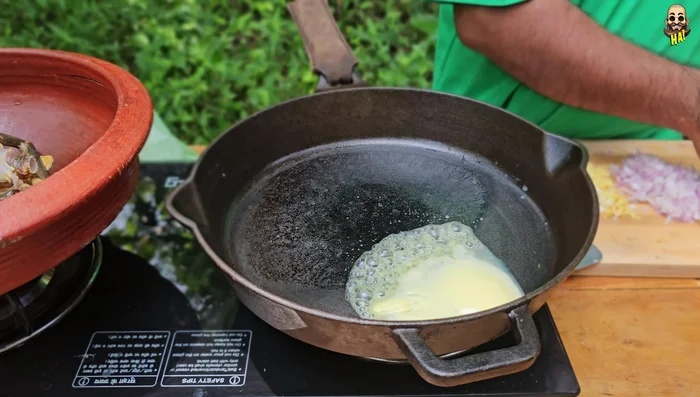 Add butter to a pot.