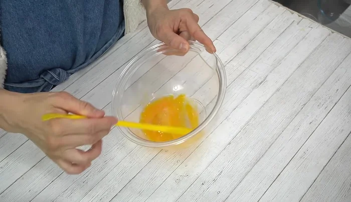 Make the egg omelet: Whisk eggs with water, sugar, and soy sauce. Cook in a lightly oiled pan in batches, rolling as it sets.