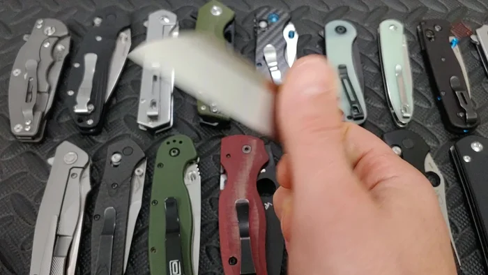 Gradually increase the intensity of tasks performed with the knife.