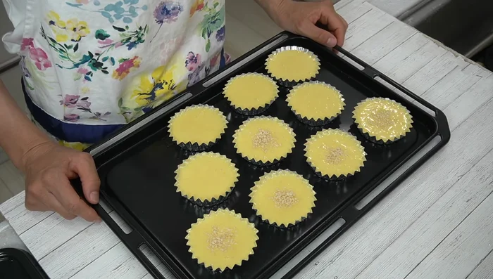 Bake in a preheated oven at 180°C (350°F) for 18-20 minutes, or until golden brown.