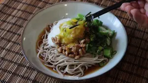 Cold Natto Soba: Slimy, Savory Summer Noodle Dish