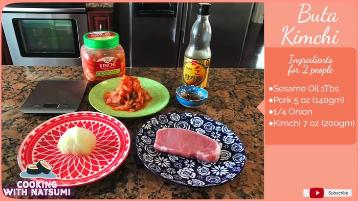 Add Kimchi to the pan along with the pork.