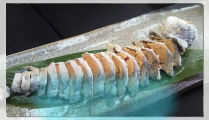 Combine the salted fish with rice.