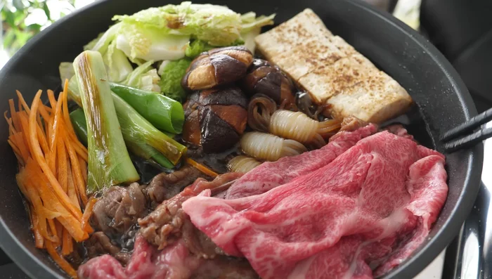 Finally, add the beef and other ingredients.