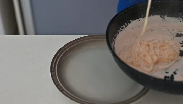 Add salt to taste if needed (tarako is already salty).