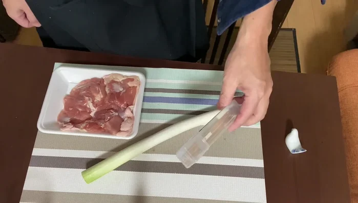 Soak skewers in water to prevent burning.