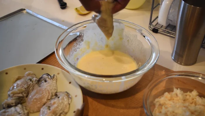 Coat each oyster in batter, then dredge in fresh breadcrumbs, being careful not to press too hard.