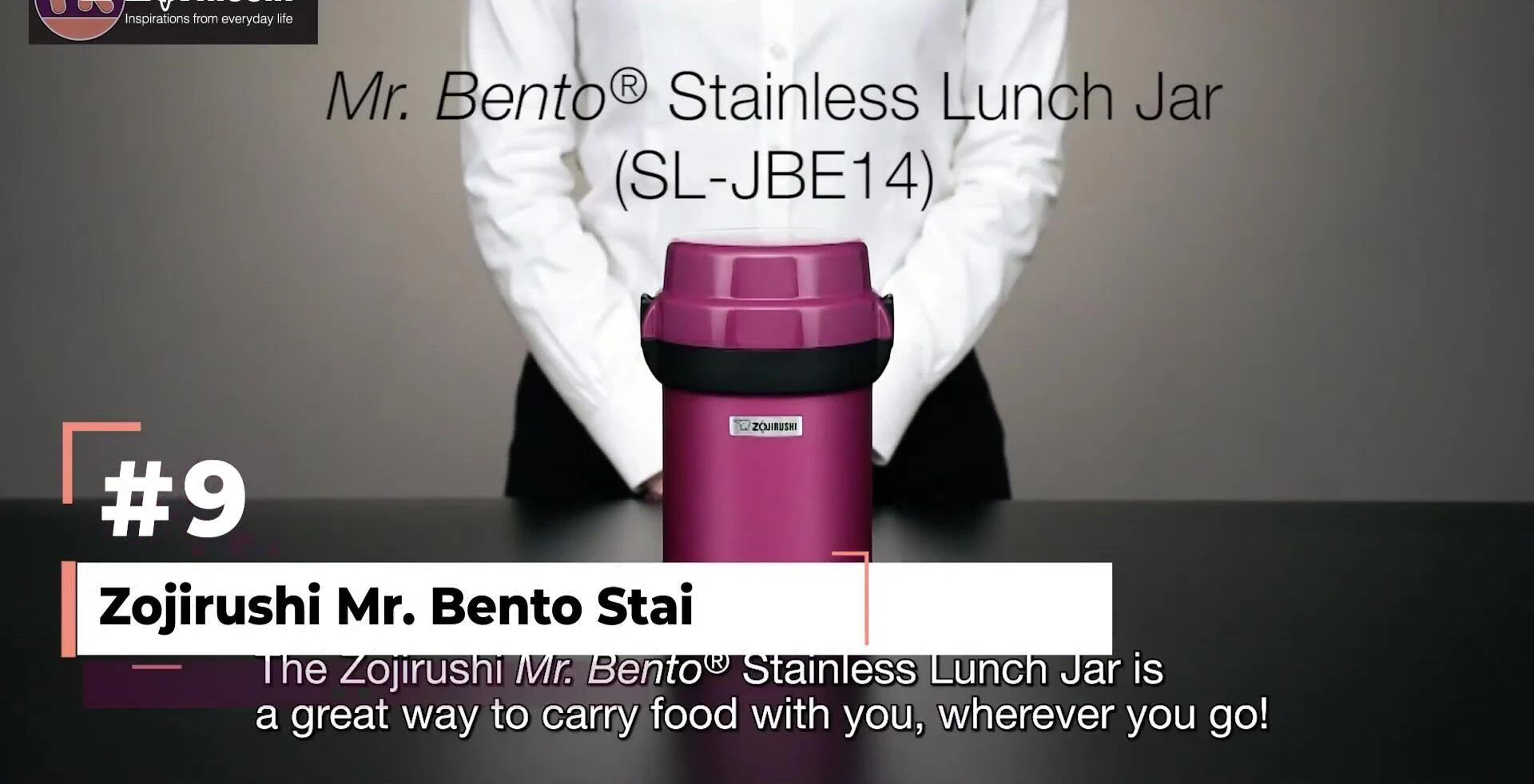 Zajar Rushi Mr. Bento Stainless Lunch Jar