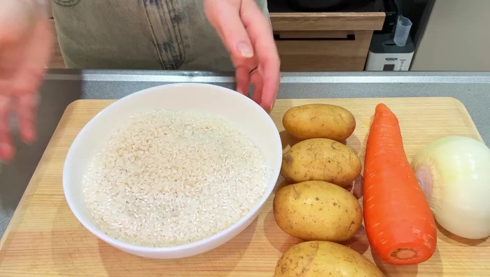 Wash rice thoroughly to remove excess starch and dirt. Cook rice according to package instructions.