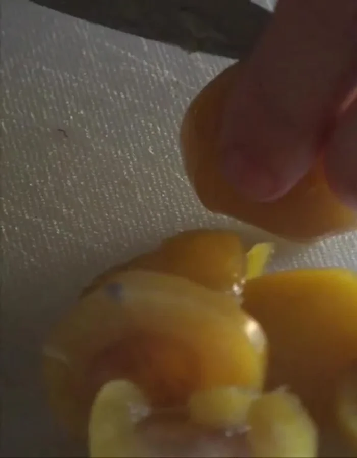 Cut chestnuts in half and set aside.