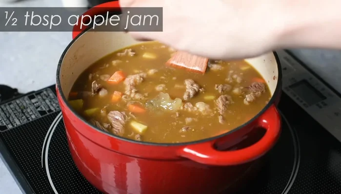 Add optional ingredients: honey, apple jam, Worcestershire sauce, garam masala, coffee powder, nutmeg, red wine, and chili powder to taste.