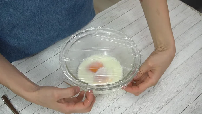 Remove from microwave, and mash lightly with a fork. Microwave again for 20 seconds (or 10-20 seconds at 500W).
