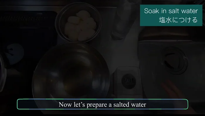 Prepare a saltwater solution: Dissolve 30 grams of salt in 1 liter of water (3% salt concentration).