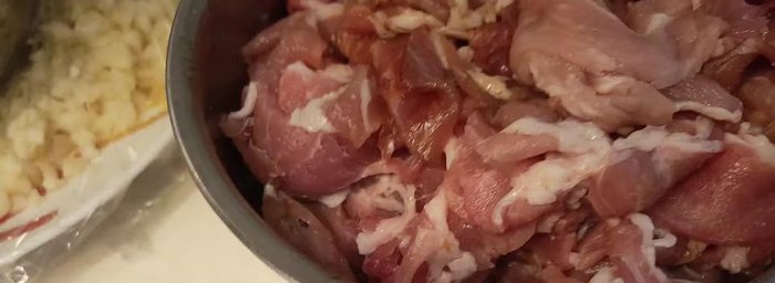 Stir-fry the pork (assumed) until cooked.
