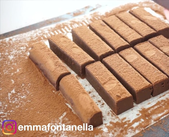 Skewer each chocolate bar to create "chocolate dogs". Freeze overnight.