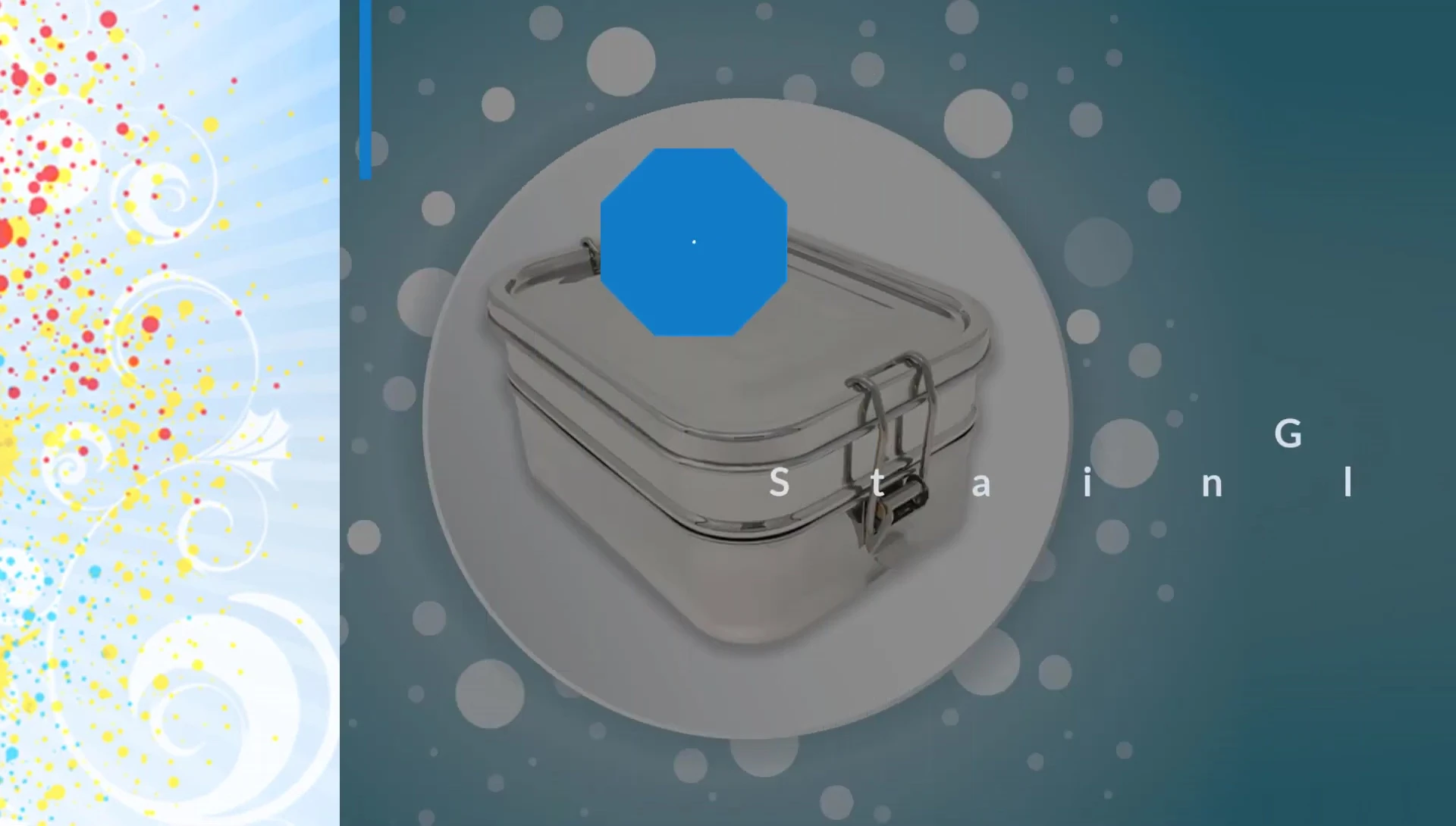 Grub2Go Plastic-Free Stainless Steel Lunch Container