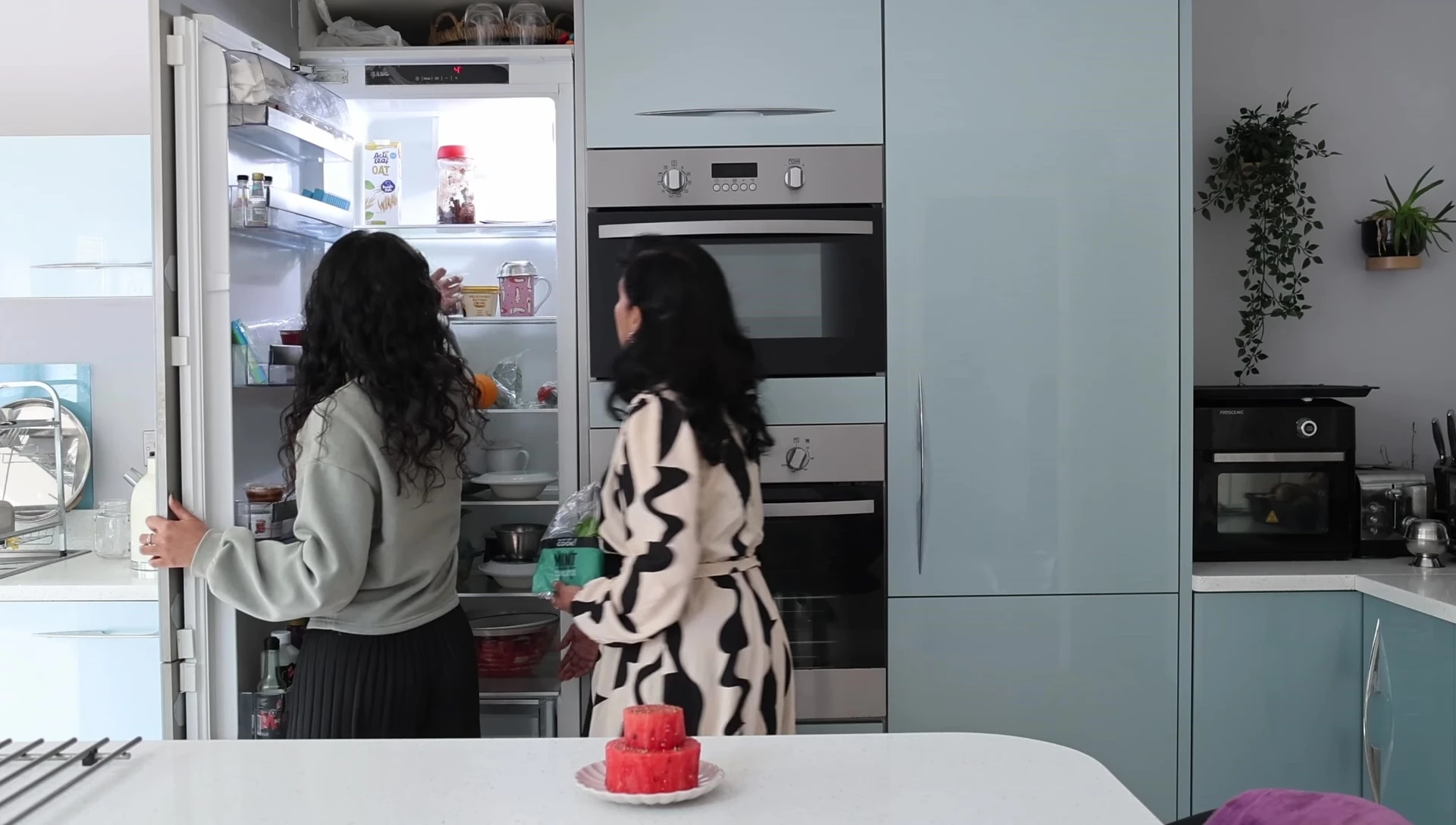 Easy Japanese Vegetarian 3-Course Meal & Watermelon Cake