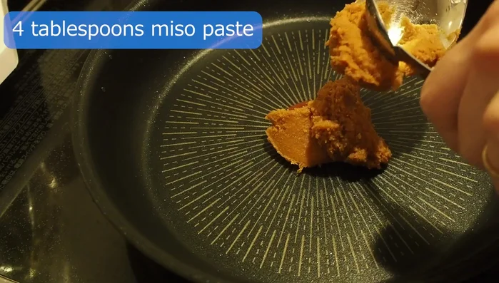 Make the miso sauce: Combine all ingredients except water in a pot. Mix well to dissolve miso paste.