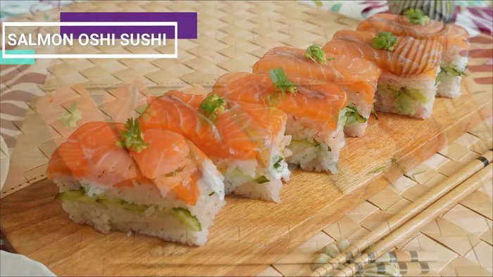 Prepare the sushi rice according to package directions or your preferred method. Once cooked, season with rice vinegar, sugar, and salt.