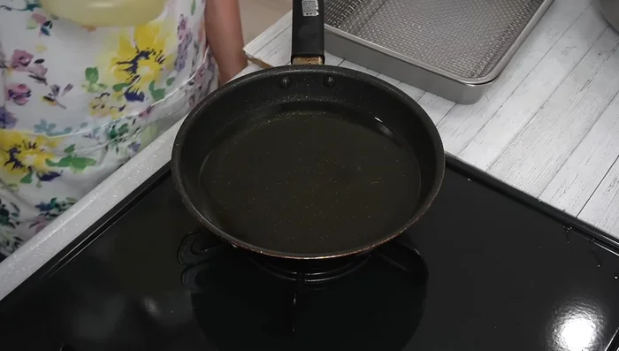 Heat about 1cm of oil in a frying pan over medium heat (around 170°C).