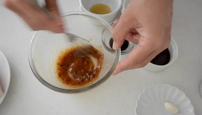 Cut pork belly into pieces to fit your ziploc bag. Mix seasonings and marinate for at least 3 hours, or overnight.