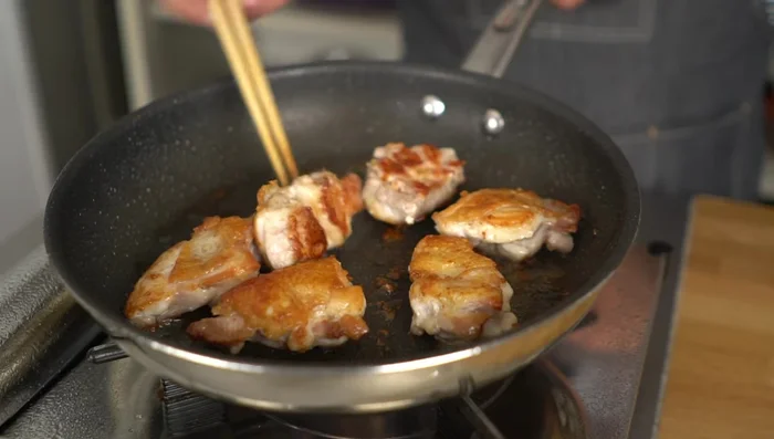 Finish cooking: Cook for another 30 minutes, flipping once more to crisp the skin. Cook until the chicken is thoroughly cooked through.