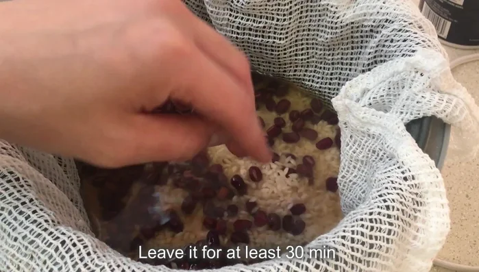 Let it soak. Allow the rice to soak in the liquid for at least 30 minutes before cooking.