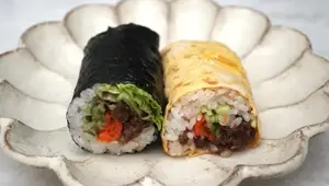 Easy Ehomaki Sushi Rolls with BBQ Meat: A Setsubun Tradition