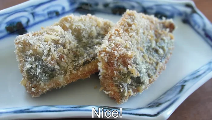 Arrange the fried fish on a plate and serve with the prepared tartar sauce.