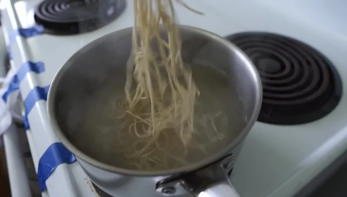 Cook noodles separately.