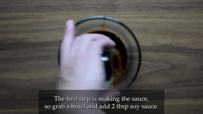 Make the sauce: In a bowl, combine soy sauce, mirin, sake, sugar, honey, grated garlic, and chicken powder. Mix well and set aside.