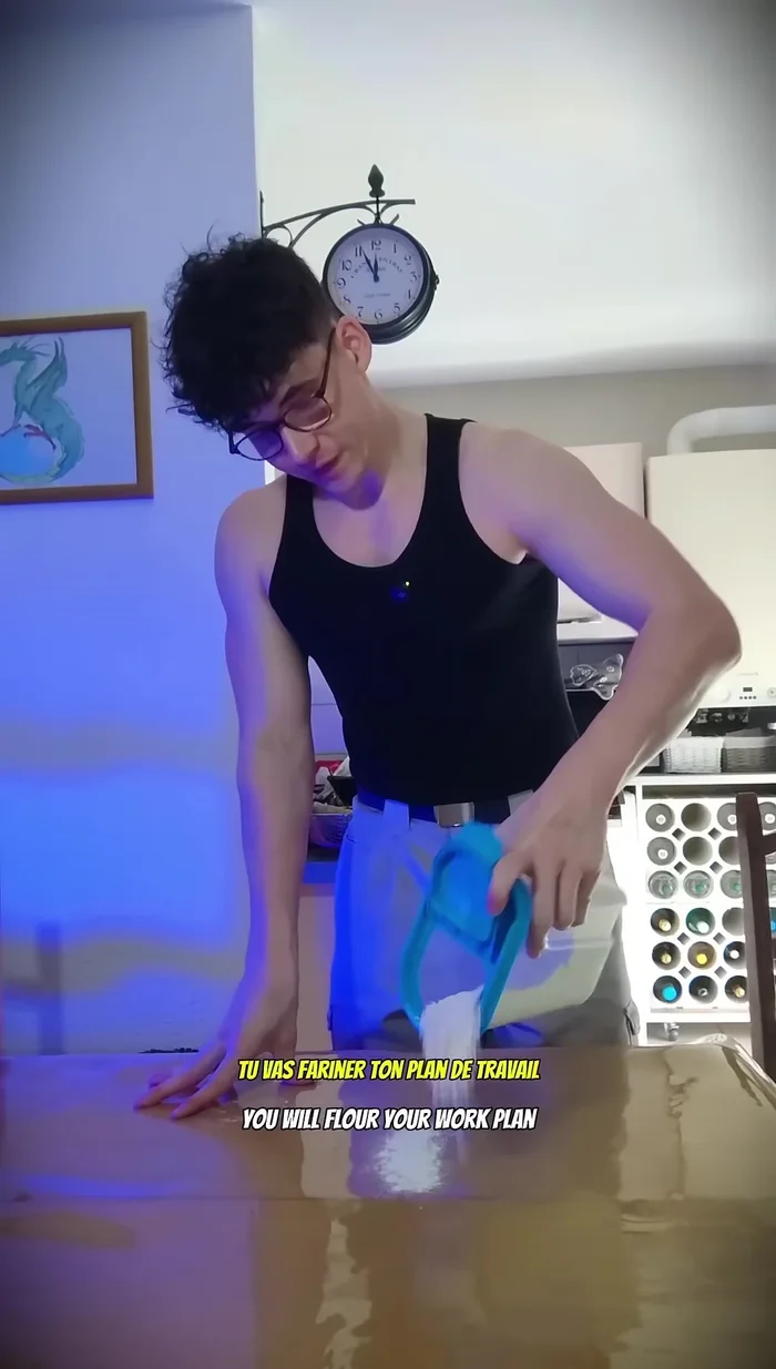 Generously flour your work surface and rolling pin to prevent sticking.