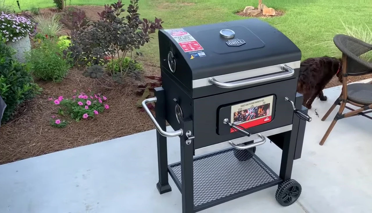 The Expert Grill 24-inch charcoal grill, pre-assembled