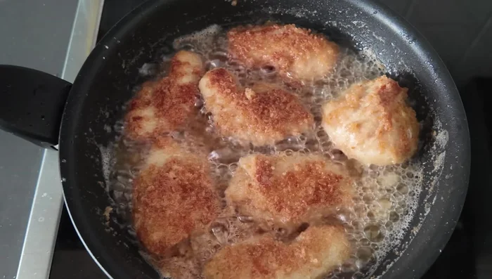 Cook until the chicken is golden brown and cooked through.