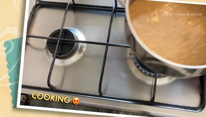 Cook the mixture over low heat, stirring occasionally, until it reaches your desired consistency.