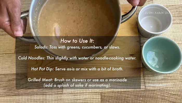 Once cooled, transfer the sauce to a jar for storage.