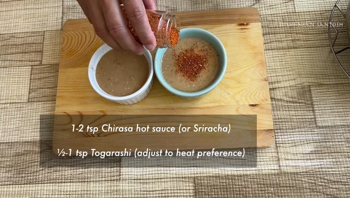 (Optional) For a spicier version, add sriracha or other chili flakes during the cooking process.