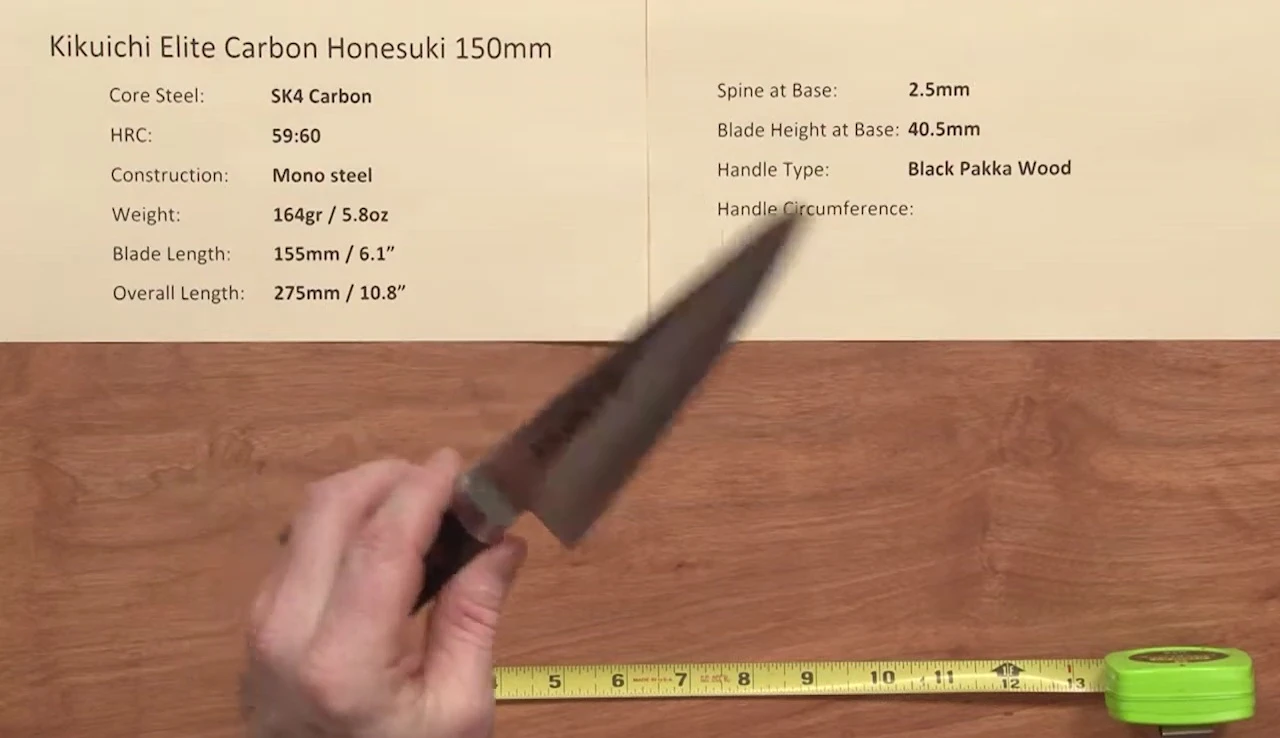 A final shot of the knife.